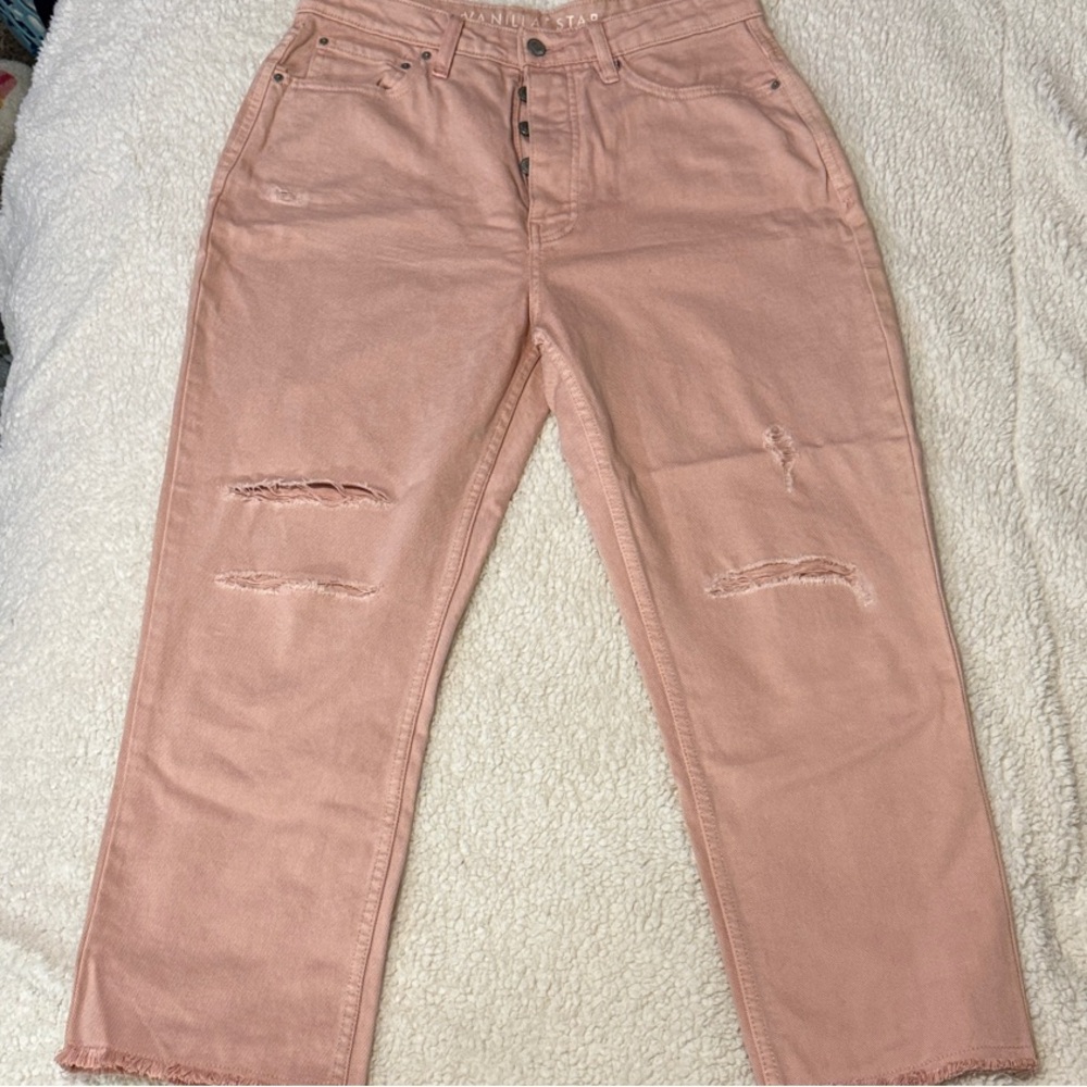 Vanilla Star Peach Boyfriend Jeans